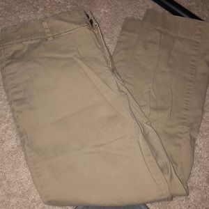 Khaki capris/ankle